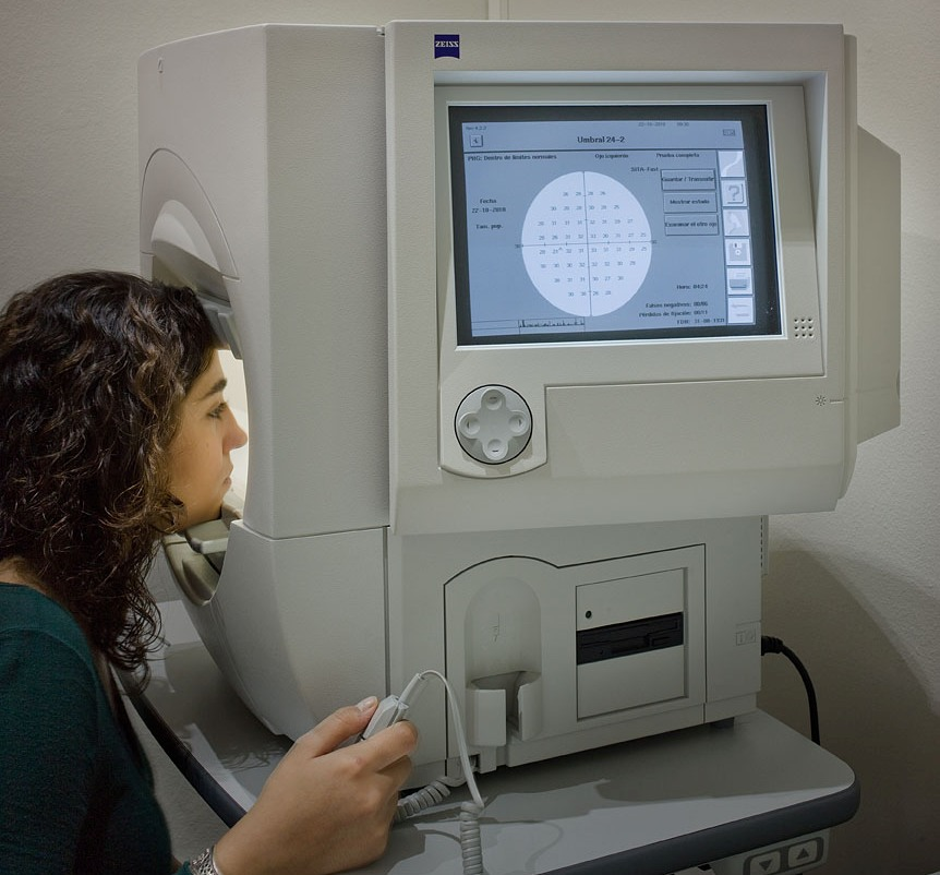 Campimetría computarizada campo visual Liniers